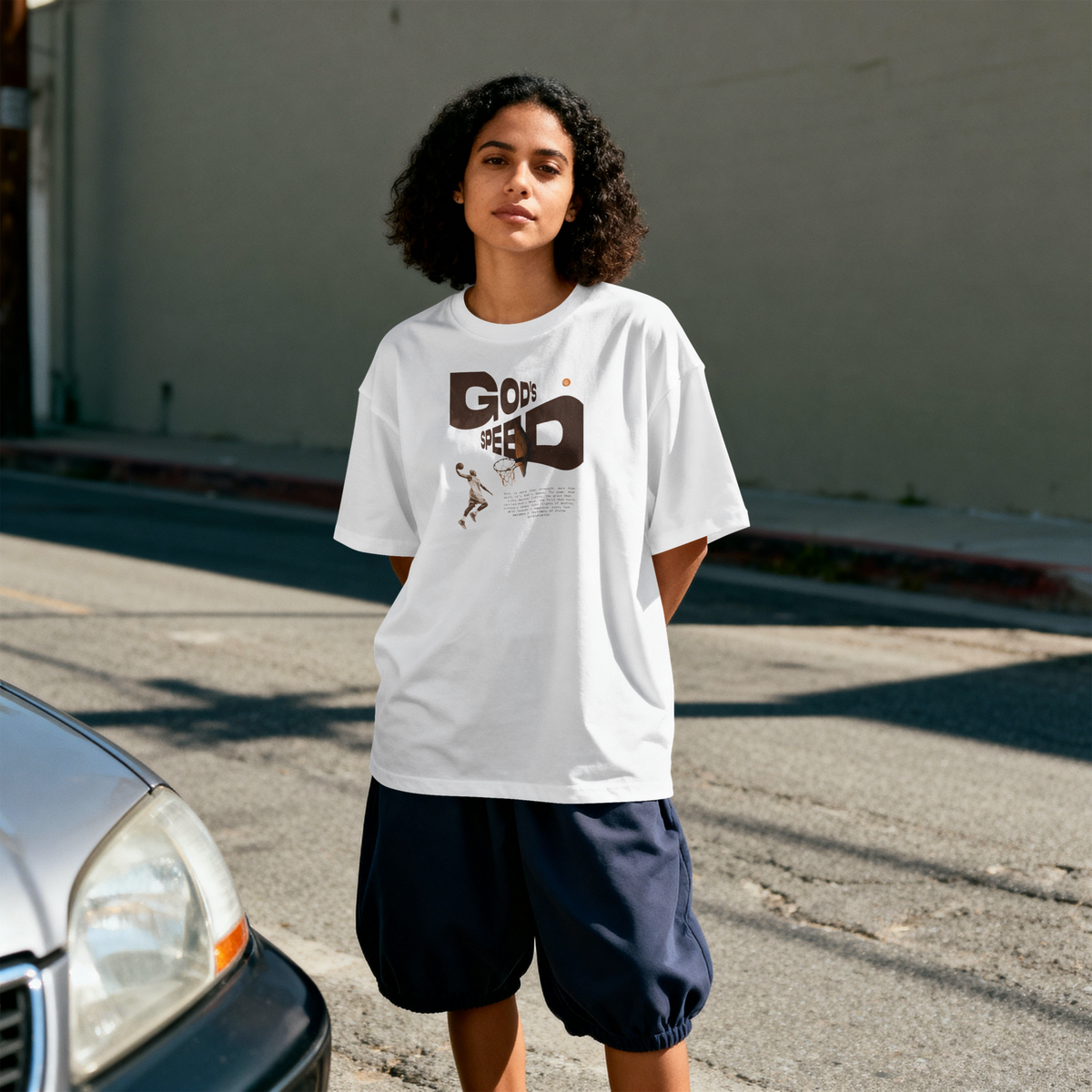God's speed Oversize T-shir