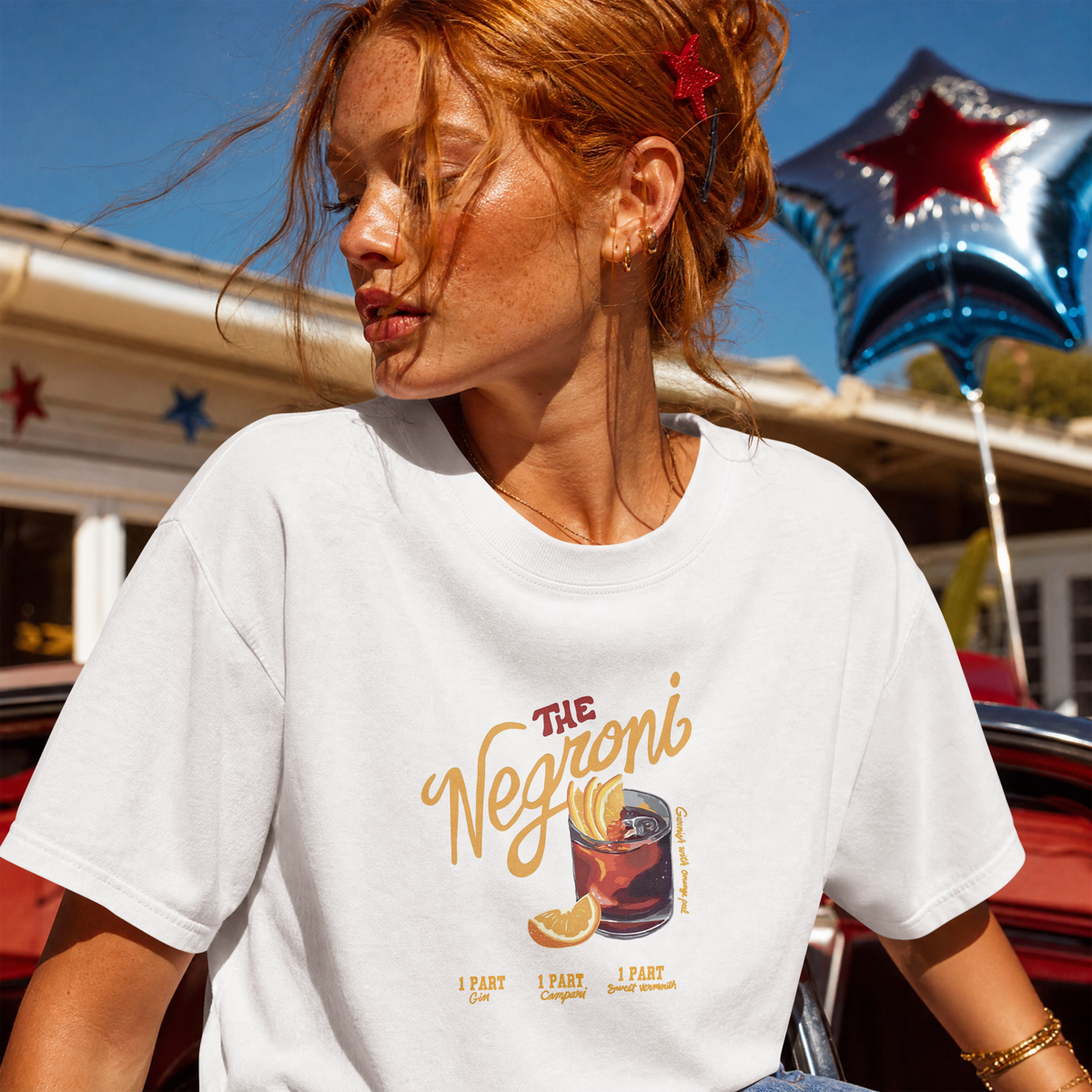 Negroni kısa kollu T-shirt
