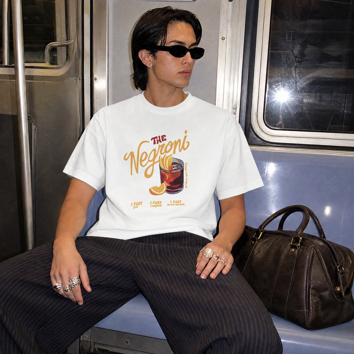 Negroni kısa kollu T-shirt
