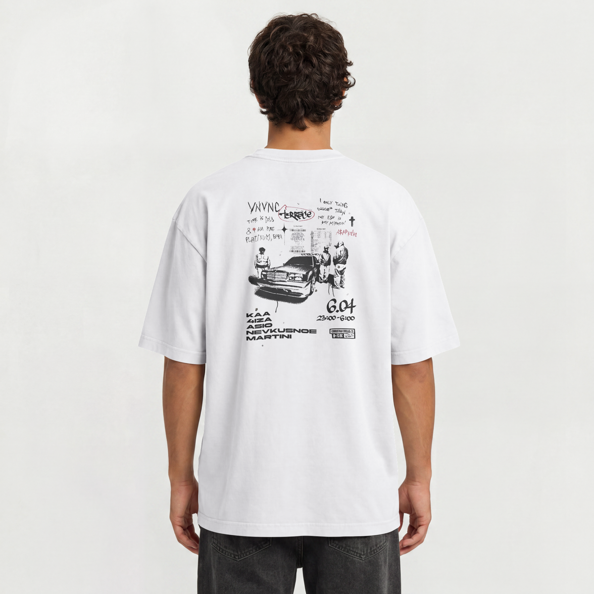 House Blend" Oversize Graphic T-shirt