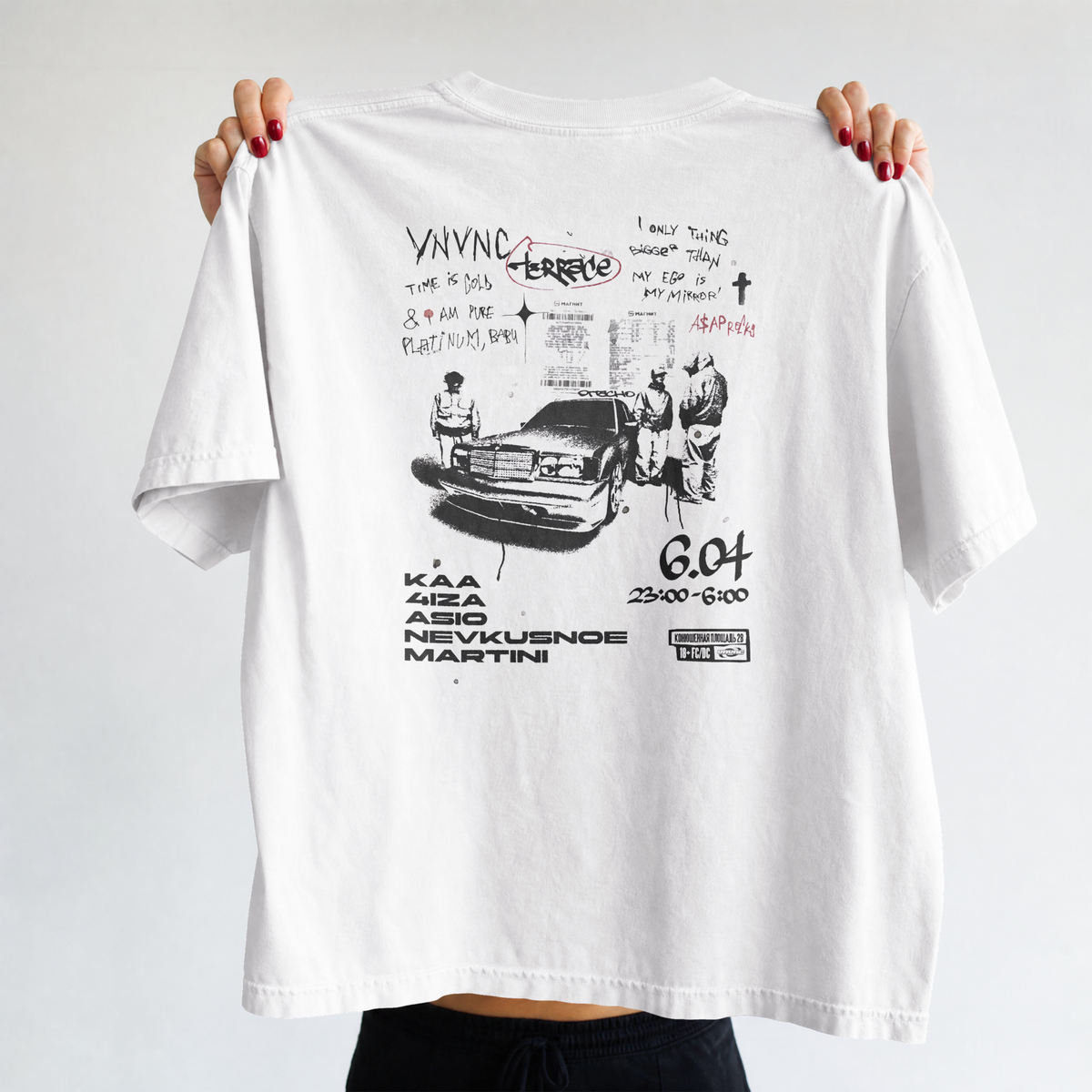House Blend" Oversize Graphic T-shirt
